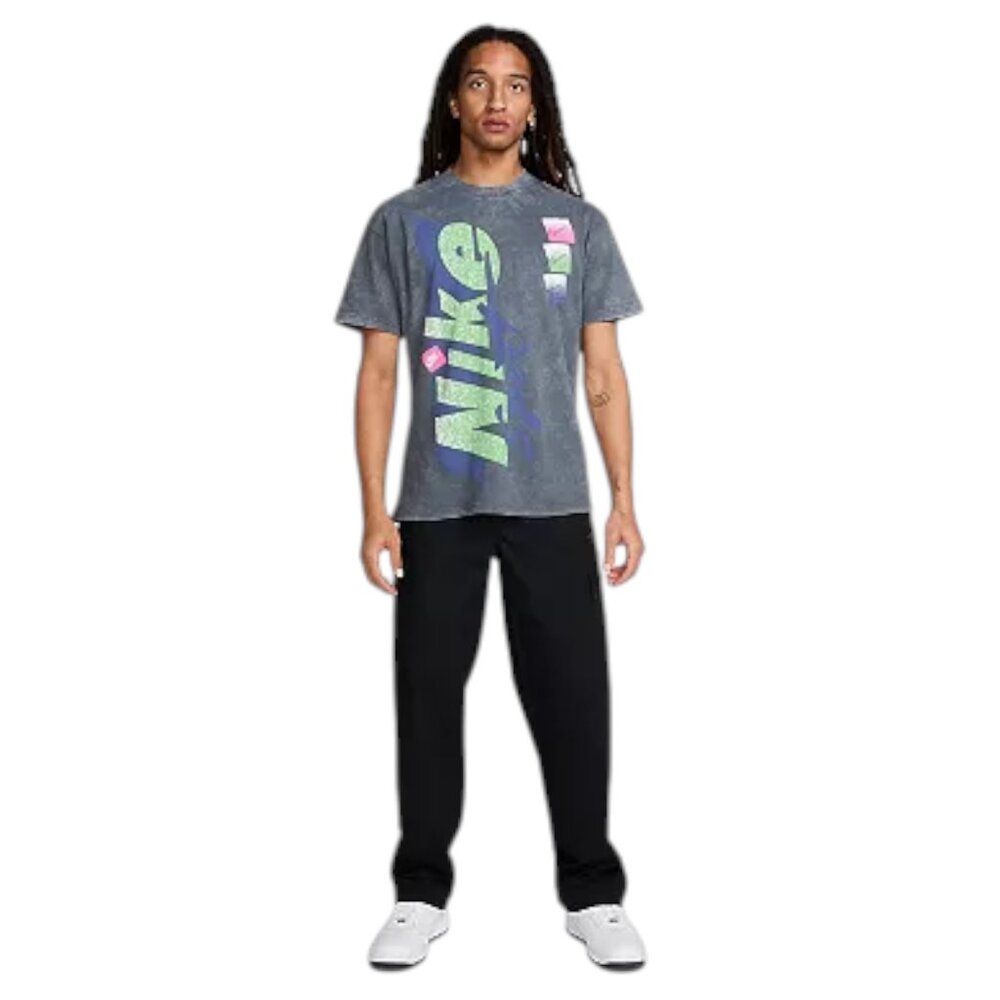Nike Sportswear M90 Men's T-Shirt Short Sleeve Crew Neck Grey